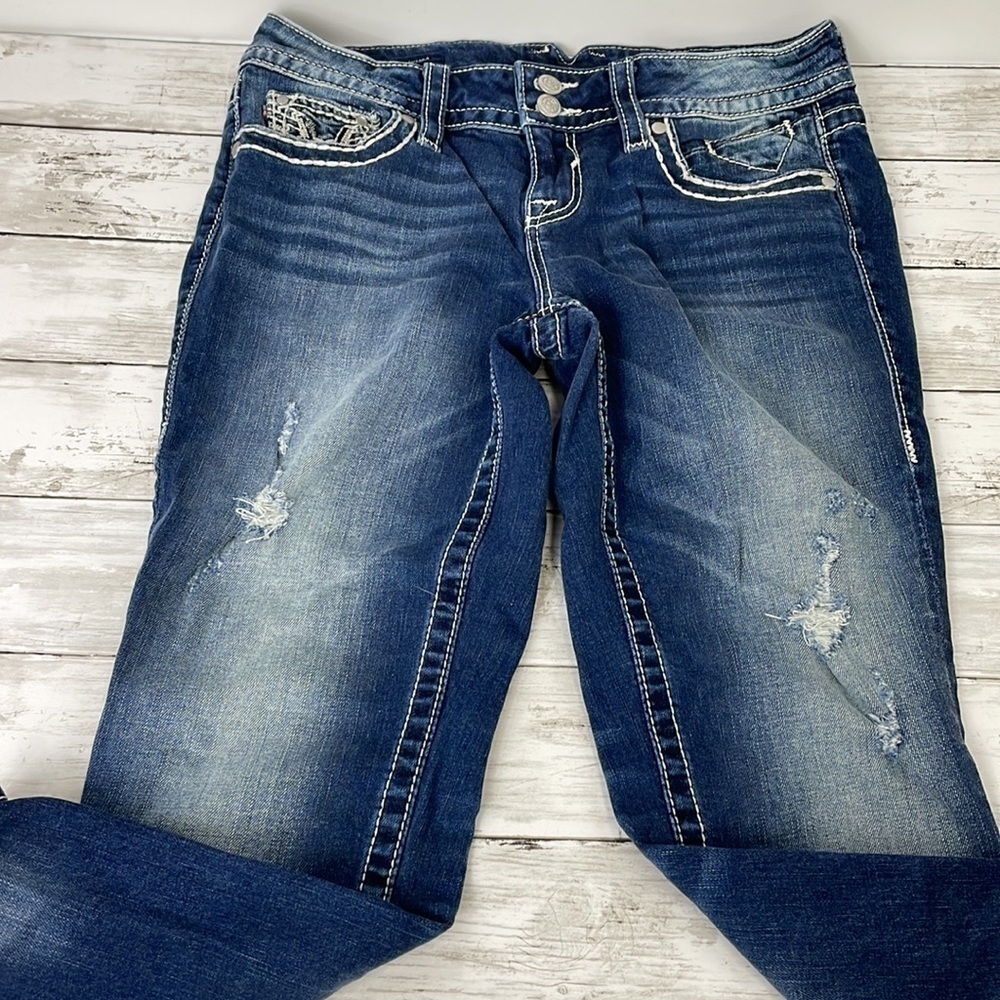 VIGOSS THE CHELSEA/CAPRI SZ 7/8 L 23 stretchy distressed